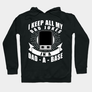 Dad Jokes In A Dad A Base Funny Husband Hoodie